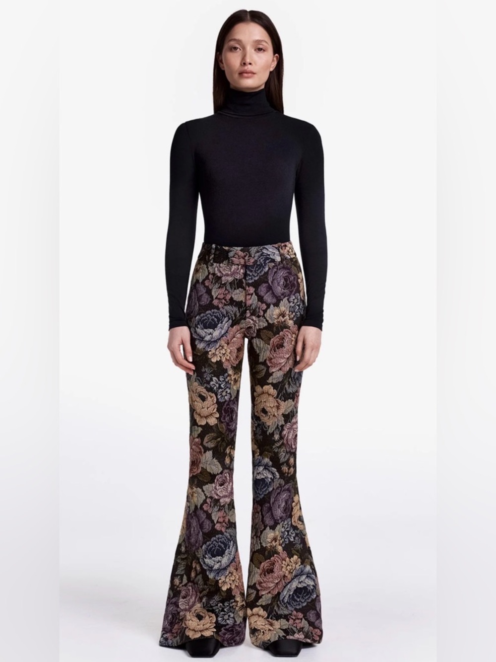 Smythe Bootcut Pant Forest Tapestry Size 4 (27)